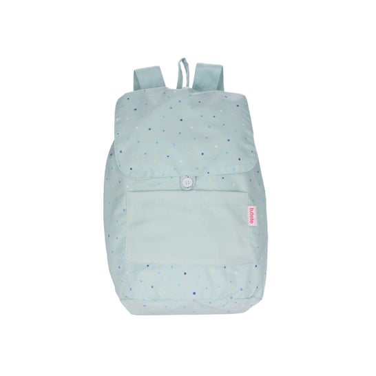 Tutete Mochila Grande Tela Dots Sage 1 Unidade