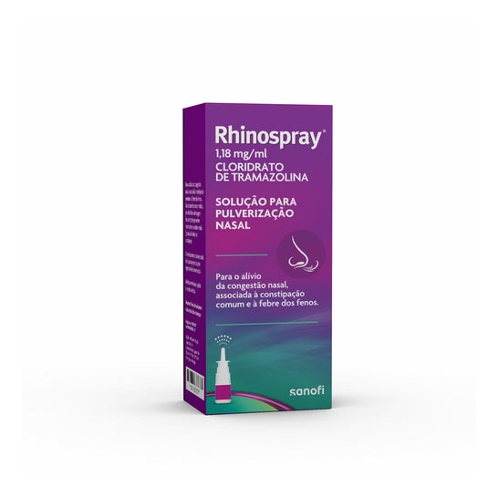 Rhinospray 1.18mg/ml Tramazolina Solução Pulverização Nasal 10ml