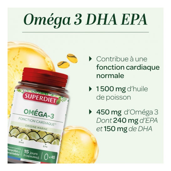 Superdiet Ómega 3 Dha Epa 45caps Superdiet Ómega 3 Dha Epa 45caps