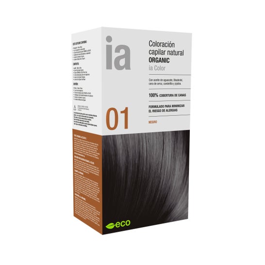 Interapothek Kit Coloración Capilar Natural Organic 01 Negro