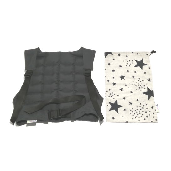 Sacoterapia Sacoterapia Sack Vest Stars Grey 1pc