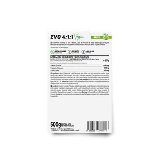 HSN Evo 4:1:1 BCAA's instantâneo Maçã 500g