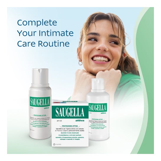 Saugella Attiva limpa 10uds