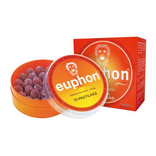 Euphon 10mg Erisimo Officinalis 70 Pastilhas