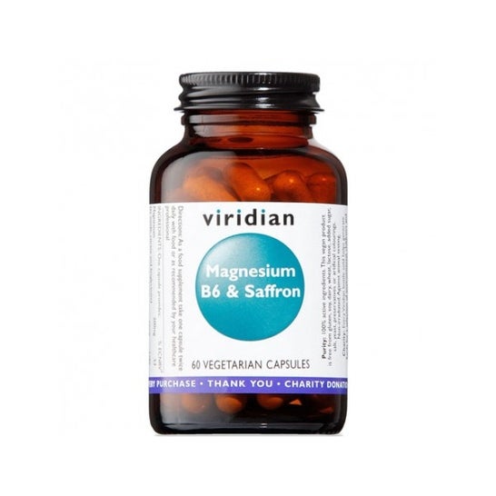 Magnésio Viridiano Vitamina B6 Saffron 60caps