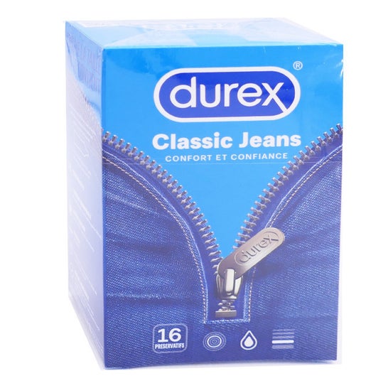 Preservativo Durex Classic Caixa de Jeans de 16