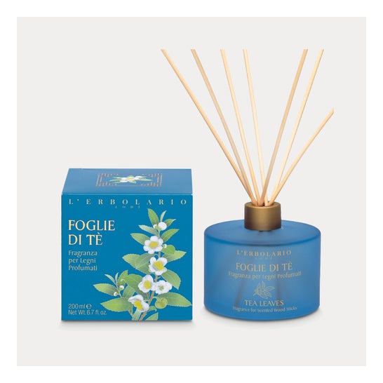 L'Erbolario Foglie Di Tè Fragrância Madeiras Perfumadas 200ml