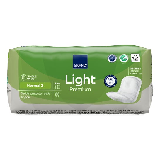 Abena Light Premium Protetores Anatómicos Normal 2 12 Unidades Abena Light Premium Protetores Anatómicos Normal 2 12 Unidades