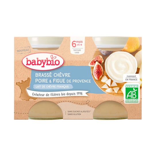 BabyBio Pear and Fig Cup 2x130g