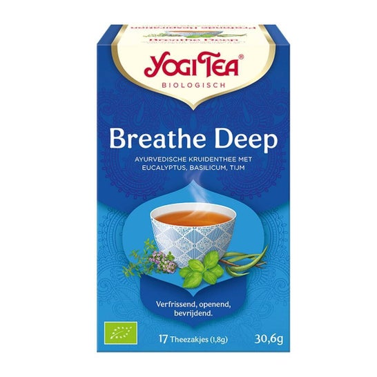 Yogi Tea Deep Breathing Infusion 17 saquinhos de chá