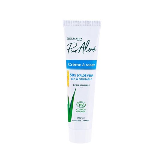 Pure Azure Sky Cream Aloe - Barbear orgânico - Native Aloe Vera 50% 100Ml