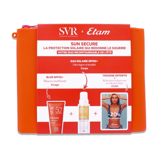 SVR Sun Secure Pack Mousse SPF50 50 ml + Água Solar SPF50 100 ml