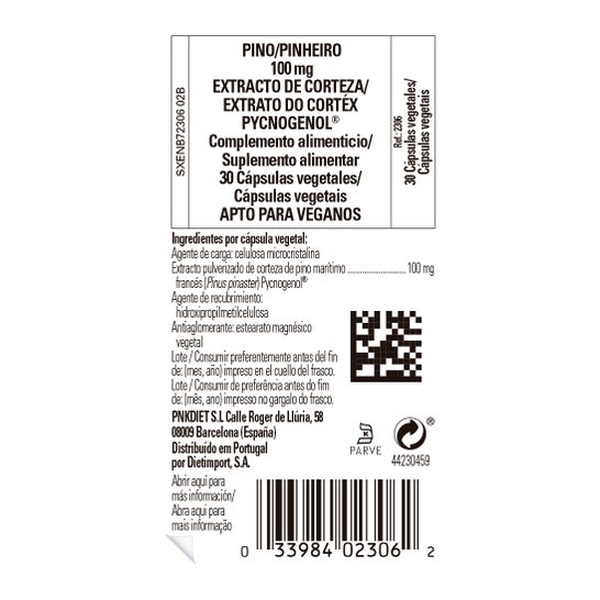Solgar Pine Pine Bark Extract 30Caps 100mg