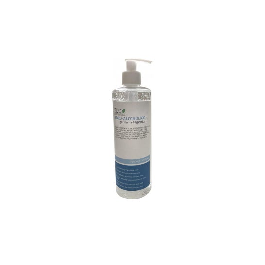 500 Cosméticos Gel Hidro-Alcoólico-Hidro-Higiénico 400 ml