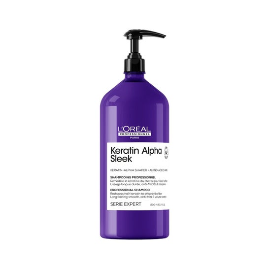L'Oréal Keratin Alpha Sleek Champô 1500 ml