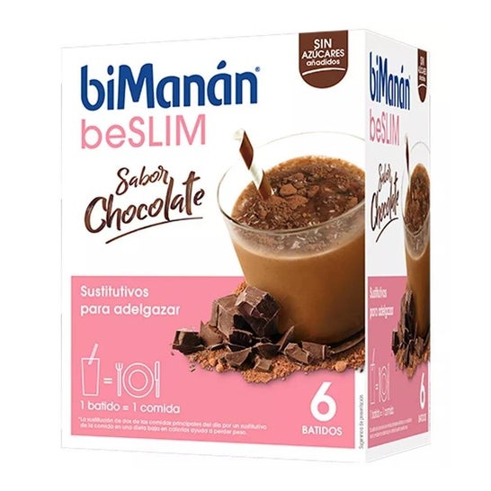 biManán Batido Substitutos Sabor Chocolate 6 sachês biManán Batido Substitutos Sabor Chocolate 6 sachês
