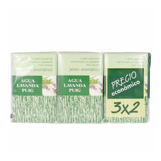 Puig Lavanda Água de Lavanda Sabonete de Lavanda Lote de 3 peças