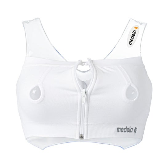 Medela Easy Expression Bustier Blanco Medium 1ud