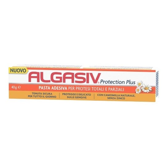 Algasiv Protection Plus Pasta Adesiva Próteses Dentárias 40g