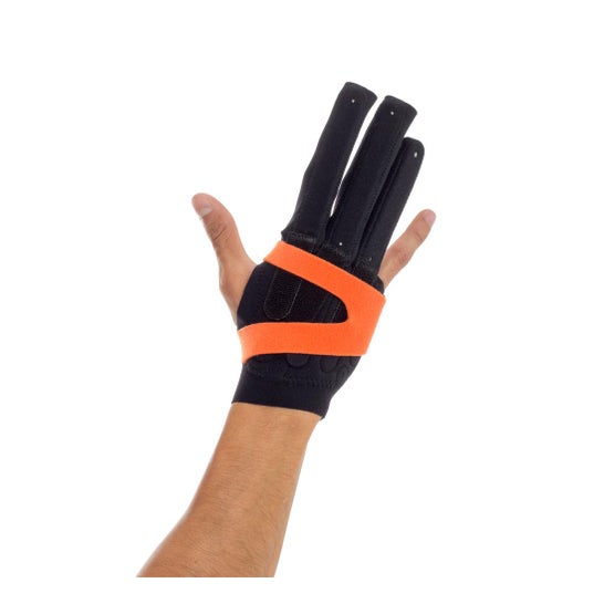 Luva Orliman Finger Immobilizer M710D Preta TN 2pcs