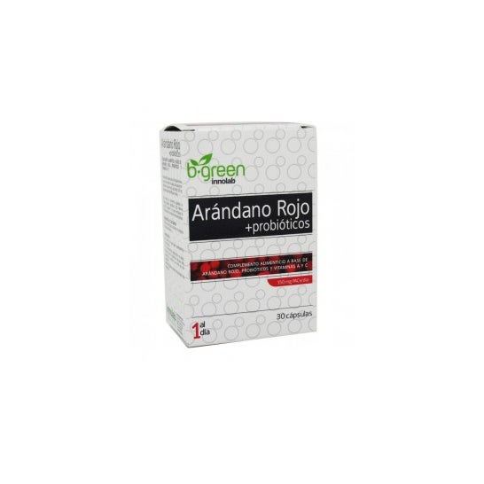 B-green cranberry + 30 cápsulas probiótico