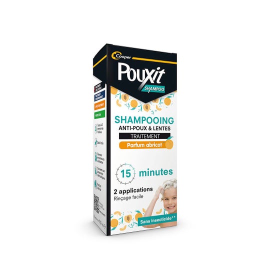Pouxit Champô Anti-Piolhos e Lêndeas Damasco 100 ml