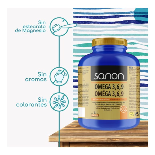 Sanon Omega 3,6,9 360caps 720mg