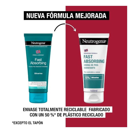 Neutrogena™ creme de pés absorção imediata 100ml Neutrogena™ creme de pés absorção imediata 100ml