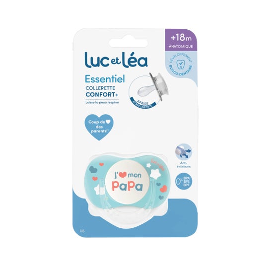 Luc Et Léa Chupeta Anatómica com Argola J'aime Mon Papa 1 unid.