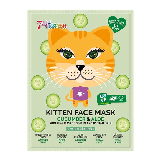 Montagne Jeunesse Animal Mask Kitty 1ud