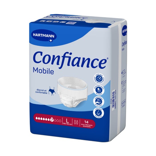 Confiance Mobile Slip 7G Absorvente Descartável TL 14 Unidades