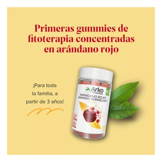 Arkopharma Arándano Rojo 60gummies Arkopharma Arándano Rojo 60gummies
