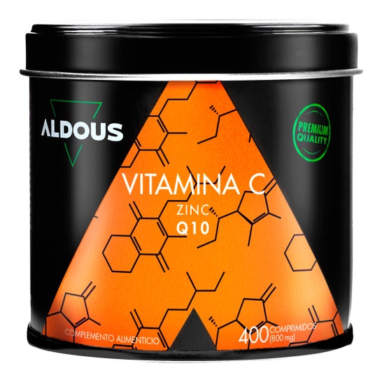Aldous Vitamina C com Zinco e Coenzima Q10 400comp
