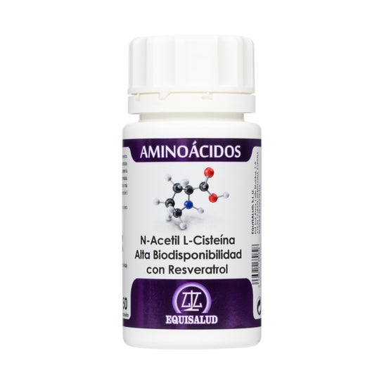 Equisalud N-Acetil L-Cisteína Alta Absorção Resveratrol 50caps