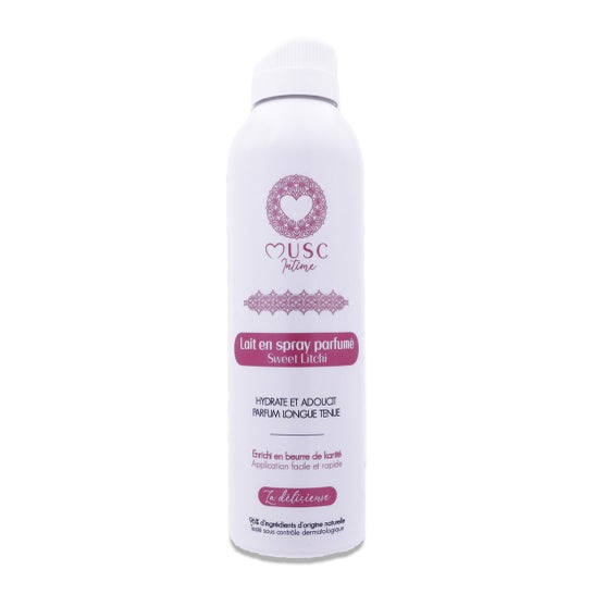 Musc Intime Leite Perfumado Spray Lichia Doce 200 ml