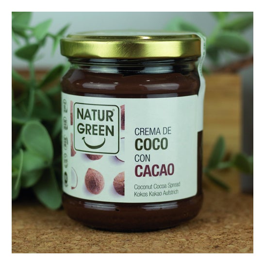 Naturgreen creme orgânico de coco e cacau 200g