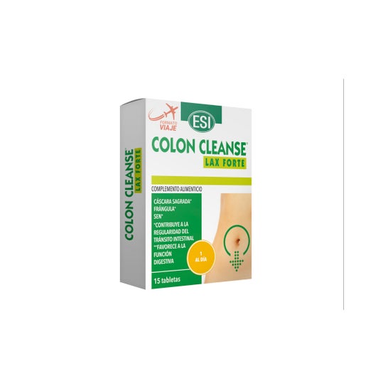 Esi Colon Cleanse Lax Forte 15 Tabletes de Viagem