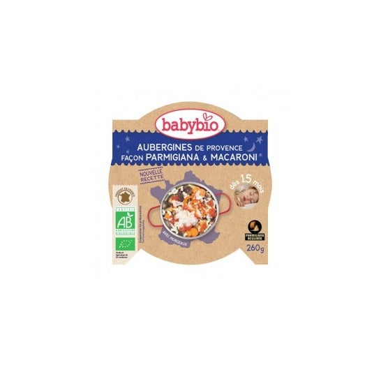 Babybio Organic Good Night Plate Ptes Vegetais | Italiano e Parmesão em 15 meses 260g
