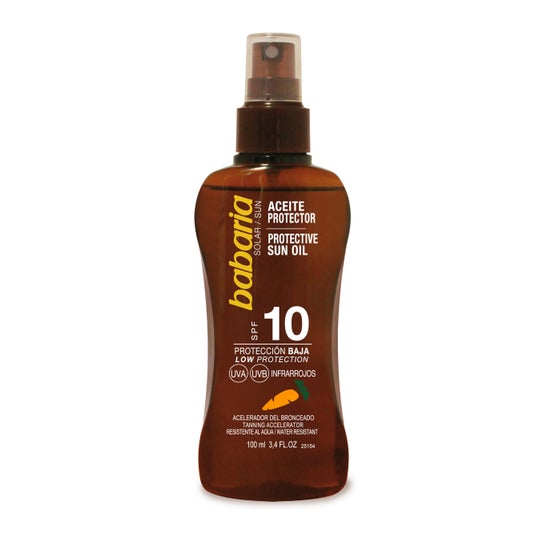 Babaria Zanahoria Aceite Spf10 Proteccion Baja 100ml Babaria,