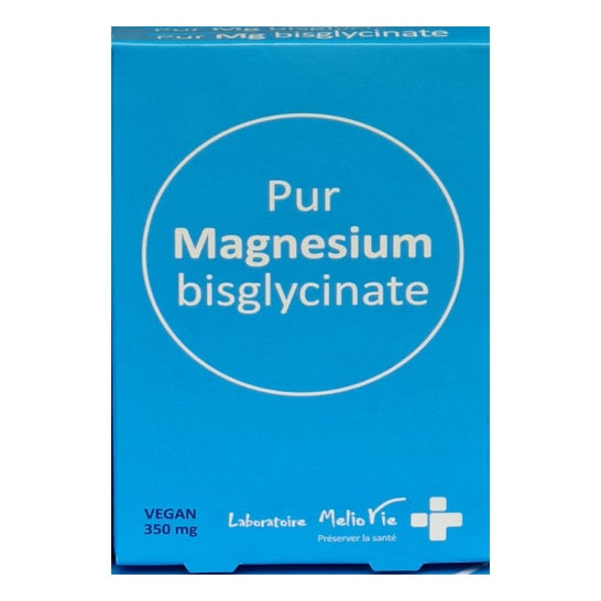 MelioVie Pure Magnesium Bisclycinate 350mg 15 Pérolas