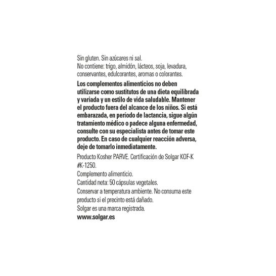 Solgar Inositol 500mg 50cáps