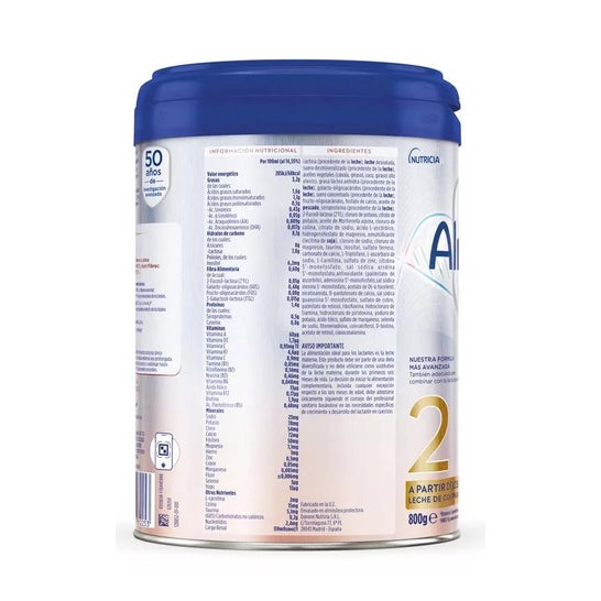 Almirón Profutura Duobiotik 2 Leche de Continuación desde los 6m 800g Almirón Profutura Duobiotik 2 Leche de Continuación desde los 6m 800g