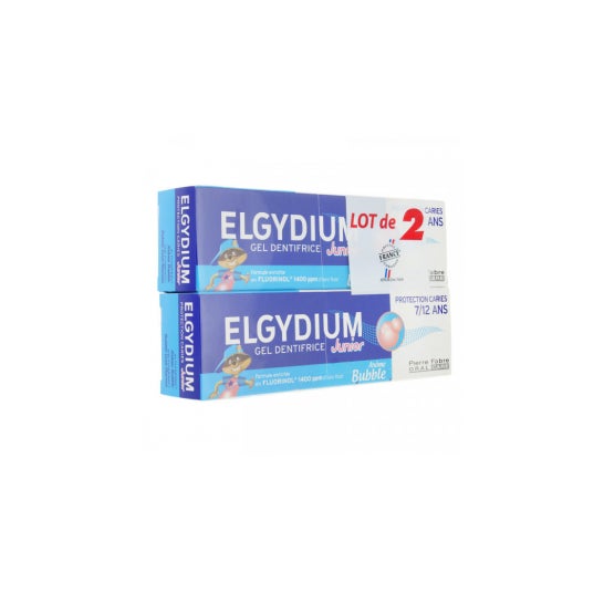 Elgydium Junior Gel Dentífrico Bubble 2x50ml