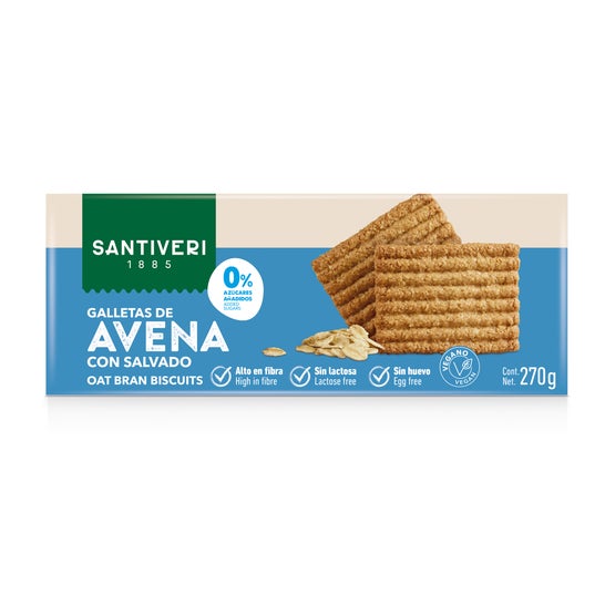 Biscoitos Santiveri de Farelo de Aveia 270g