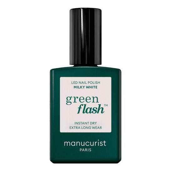 Manucurist Green Flash Led Nail Polish Milky White 15ml