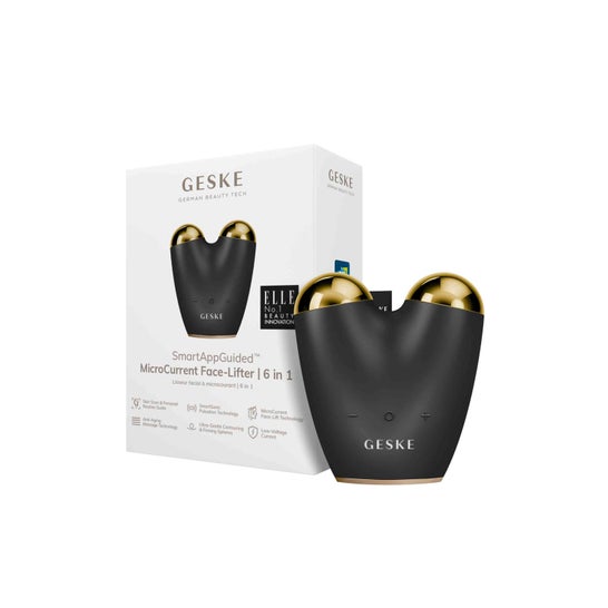Geske SmartAppGuided MicroCurrent Face-Lifter 6 In 1 Black Gold 1 Unidade