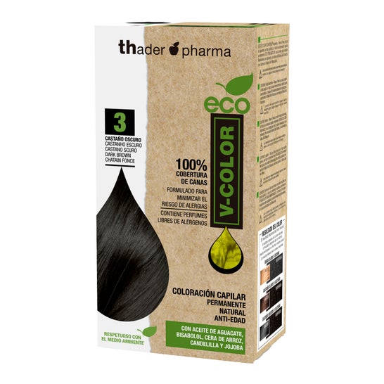 Thader Pharma Kit Coloração Eco Nº3 Castanho Escuro