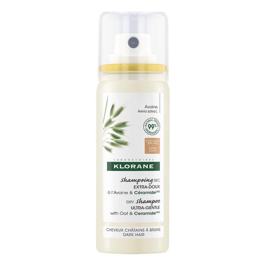 Klorane shampoo de aveia seca para spray de castanha 50ml