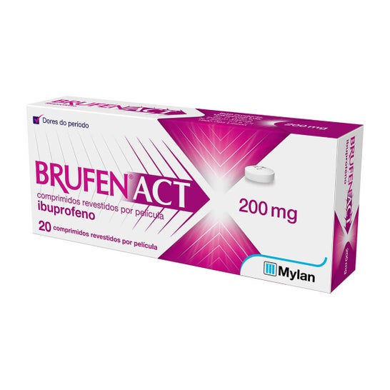 Mylan Brufenact Ibuprofeno 200mg 20comp Mylan Brufenact Ibuprofeno 200mg 20comp