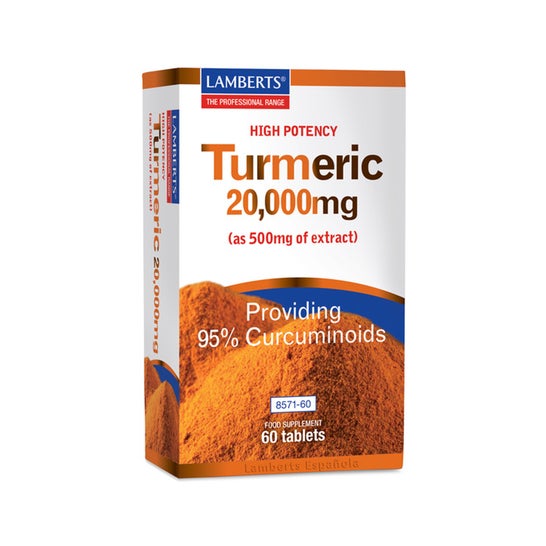 Lamberts Cúrcuma 20.000mg 60  Tabs Lamberts,